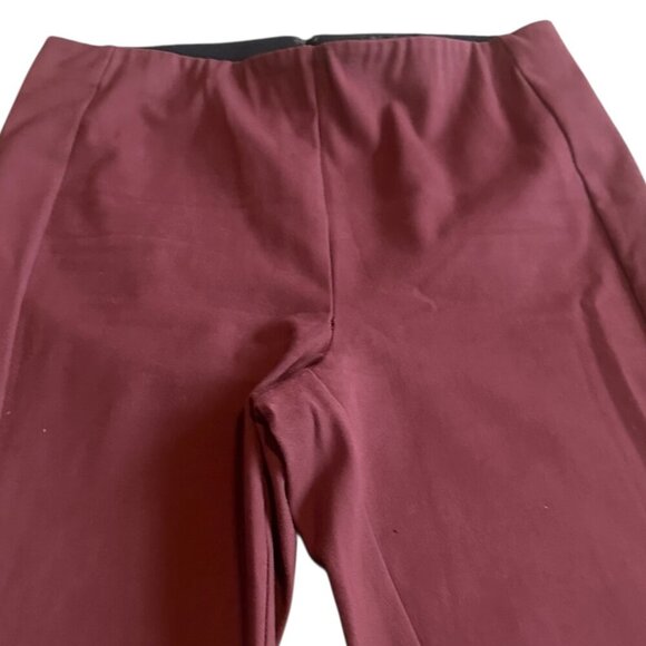 Rag & Bone Simone Burgundy Pants Pointe Stretch Classic Casual Size 6 Women's - Picture 2 of 9